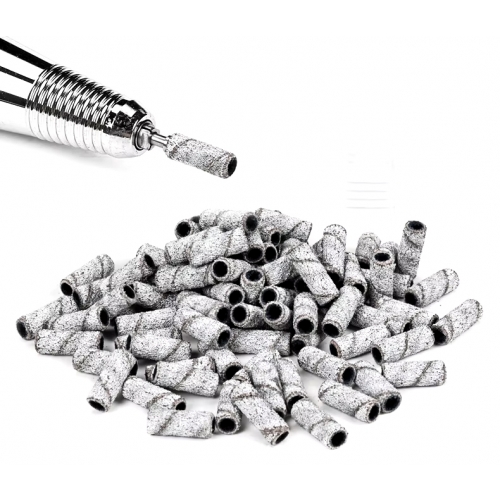 NAKŁADKI ŚCIERAJĄCE NA FREZ MINI ZEBRA SLIM 3 mm #80 - 50 szt BOX